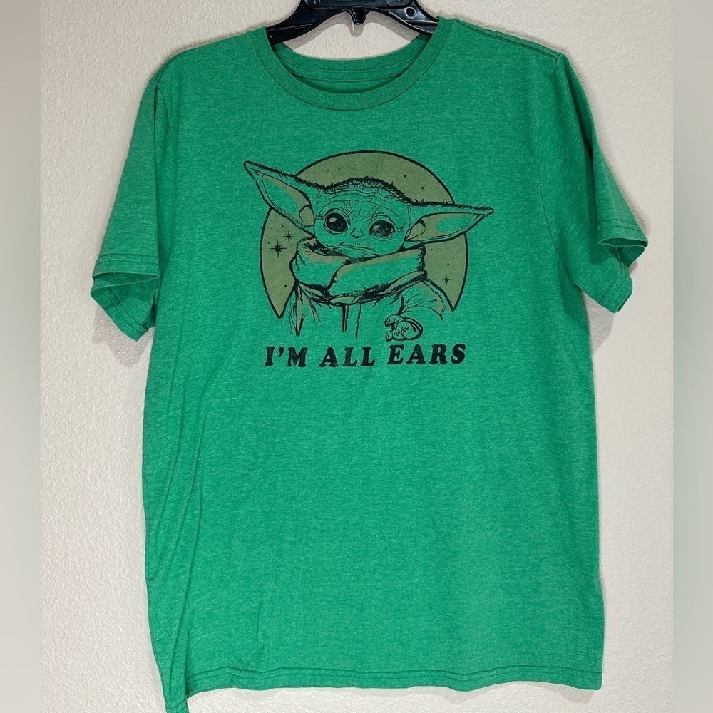 STAR WARS Yoda “I’m All Ears” Tee, Unisex Size M